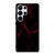 RED NEON LIGHTNING PATTERN Samsung Galaxy S25 Ultra Case Cover