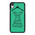 LIFE IS TOO SHORT QUOTE iPhone XR Case Cover