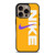 NIKE LOGO PURPLE YELLOW iPhone 16 Pro Case Cover