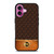 MICHAEL KORS MK LOGO BROWN ICON iPhone 16 Plus Case Cover