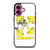 OFF WHITE TOM AND JERRY iPhone 16 Plus Case Cover