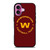 WASHINGTON REDSKINS LOGO FOOTBALL TEAM ICON iPhone 16 Plus Case Cover