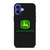 JOHN DEERE CARBON LOGO iPhone 16 Case Cover
