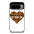 COACH NEW YORK BROWN HEART Google Pixel 9 Pro XL Case Cover COACH NEW YORK BROWN HEART Google Pixel 9 Pro XL Case Cover