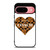COACH NEW YORK BROWN HEART Google Pixel 9 Case Cover