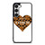 COACH NEW YORK BROWN HEART Samsung Galaxy S23 Case Cover