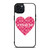 COACH NEW YORK PINK HEART iPhone 15 Plus Case Cover