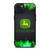 JOHN DEERE TRACTOR LOGO GREEN FIRE iPhone 15 Plus Case Cover