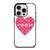 COACH NEW YORK PINK HEART iPhone 15 Pro Case Cover