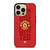 MANCHESTER UNITED FC LOGO ADIDAS iPhone 14 Pro Max Case Cover