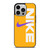 NIKE LOGO PURPLE YELLOW iPhone 14 Pro Case Cover