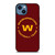 WASHINGTON REDSKINS LOGO FOOTBALL TEAM ICON iPhone 14 Case Cover