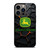 JOHN DEERE TRACTOR LOGO STEEL EMBLEM iPhone 13 Pro Case Cover