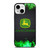 JOHN DEERE TRACTOR LOGO GREEN FIRE iPhone 13 Mini Case Cover