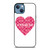 COACH NEW YORK PINK HEART iPhone 13 Case Cover