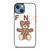 FENDI ROMA BROWN BEAR iPhone 13 Case Cover