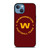 WASHINGTON REDSKINS LOGO FOOTBALL TEAM ICON iPhone 13 Case Cover