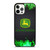 JOHN DEERE TRACTOR LOGO GREEN FIRE iPhone 12 Pro Case Cover