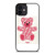 FENDI ROMA PINK BEAR iPhone 12 Mini Case Cover FENDI ROMA PINK BEAR iPhone 12 Mini Case Cover