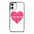 COACH NEW YORK PINK HEART iPhone 12 Case Cover