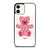 FENDI ROMA PINK BEAR iPhone 12 Case Cover FENDI ROMA PINK BEAR iPhone 12 Case Cover