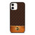 MICHAEL KORS MK LOGO BROWN ICON iPhone 12 Case Cover