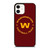 WASHINGTON REDSKINS LOGO FOOTBALL TEAM ICON iPhone 12 Case Cover