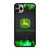 JOHN DEERE TRACTOR LOGO GREEN FIRE iPhone 11 Pro Max Case Cover