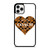COACH NEW YORK BROWN HEART iPhone 11 Pro Case Cover