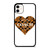 COACH NEW YORK BROWN HEART iPhone 11 Case Cover