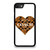 COACH NEW YORK BROWN HEART iPhone SE 2020 Case Cover