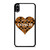 COACH NEW YORK BROWN HEART iPhone XS Max Case Cover