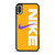 NIKE LOGO PURPLE YELLOW iPhone X / XS Case Cover