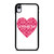 COACH NEW YORK PINK HEART iPhone XR Case Cover