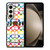 COACH NEW YORK AIR JORDAN COLORFUL Samsung Galaxy Z Fold 5 Case Cover