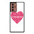 COACH NEW YORK PINK HEART Samsung Galaxy Note 20 Ultra Case Cover