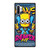 KAWS X BART SIMPSONS Samsung Galaxy Note 10 Plus Case Cover