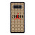 COACH NEW YORK AIR JORDAN BROWN Samsung Galaxy Note 8 Case Cover