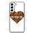 COACH NEW YORK BROWN HEART Samsung Galaxy S22 Case Cover