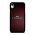 COACH NEW YORK LOGO LEATHER iPhone XR Case Cover