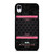 COACH NEW YORK PINK BLACK iPhone XR Case Cover