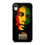BOB MARLEY RASTA ART FACE iPhone XR Case Cover