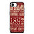 ALABAMA CRIMSON TIDE FOOTBALL CLUB 1892 iPhone 16e Case Cover