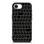 BLACK KEYBOARD PATTERN iPhone 16e Case Cover