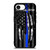 BLUE LINE POLICE WARRIOR iPhone 16e Case Cover