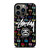 STUSSY COLLAGE LOGO iPhone 13 Pro Case Cover