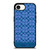COACH NEW YORK LOGO PATTERN BLUE EMBLEM iPhone 16e Case Cover