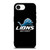 DETROIT LIONS BLACK iPhone 16e Case Cover
