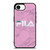 FILA SPORT PINK MARBLE LOGO iPhone 16e Case Cover