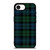 GREEN BLUE TARTAN PATTERN iPhone 16e Case Cover
